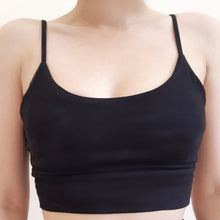 Load image into Gallery viewer, Bamboo Yoga Bra / Black