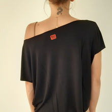 Load image into Gallery viewer, Bamboo T shirt Kotak / Black